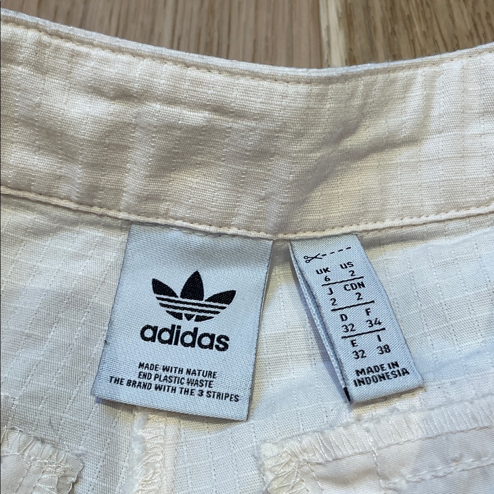 adidas White Cargo Track Pants - Picture 4 of 8